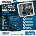 Taladro Percutor MAKITA 128V Mandril metalico 1/2" Inalambrico